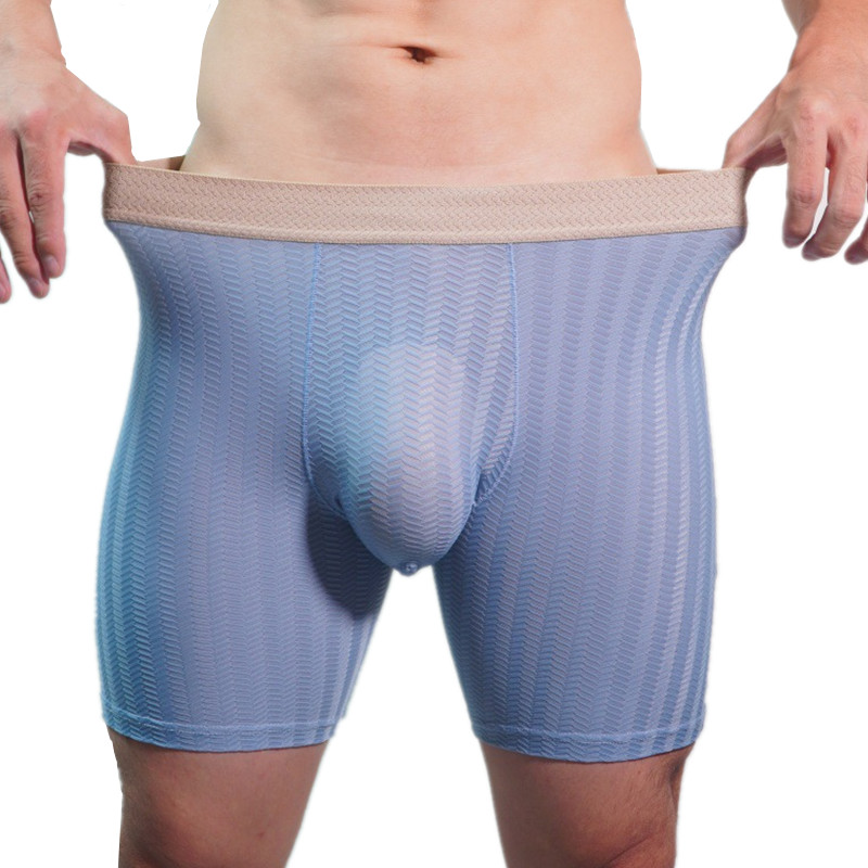 Long Leg Trunk Men - Heren Boxershorts Homme Nylon Ondergoed Man