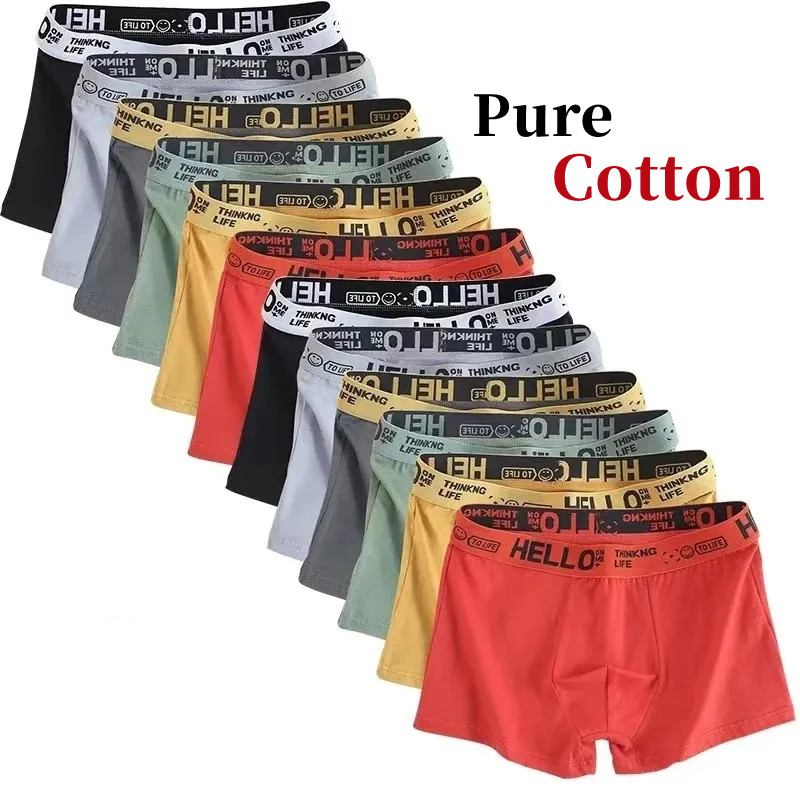 Boxer Brief Pack Cotton - 10 Stuks/Mannen Ondergoed Mannen Puur Katoen