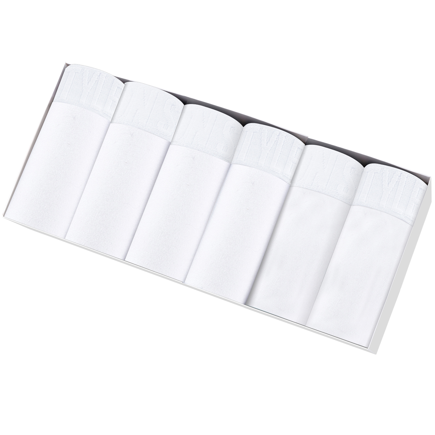 Boxer Brief Pack Cotton - 6 Stuks Witte Boxers Man Sexy
